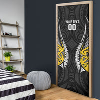Wellington 2026 Rugby Custom Door Cover NZ Maori Silver Fern