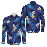 Teal Purple Banana Leaf Hawaii Family Matching Tank Maxi Dress and Hawaiian Shirt Lau Maia Plumeria Tropical Summer Vibes