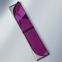 Purple Banana Leaf Hawaii Auto Sun Shade Lau Maia Plumeria Tropical Summer Vibes