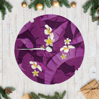 Purple Banana Leaf Hawaii Tree Skirt Lau Maia Plumeria Tropical Summer Vibes LT14 Casual Purple - Polynesian Pride