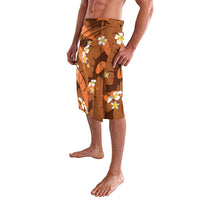 Orange Banana Leaf Hawaii Lavalava Lau Maia Plumeria Tropical Summer Vibes