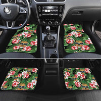 Pineapple Skull Aloha Hawaii Car Mats Summer Vibes Tropical Seamless Pattern - Polynesian Pride