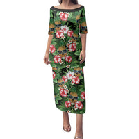 Pineapple Skull Aloha Hawaii Family Matching Puletasi and Hawaiian Shirt Summer Vibes Tropical Seamless Pattern - Polynesian Pride