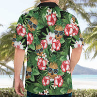 Pineapple Skull Aloha Hawaii Hawaiian Shirt Summer Vibes Tropical Seamless Pattern - Polynesian Pride
