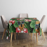 Pineapple Skull Aloha Hawaii Tablecloth Summer Vibes Tropical Seamless Pattern - Polynesian Pride