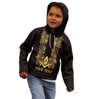 Personalised Filipino Freemasonry Kid Hoodie Masonic Barong Tagalog Inspired Ivory White LT14 - Polynesian Pride