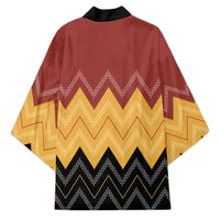 Kaokao Maori Tukutuku Inspired New Zealand Kimono