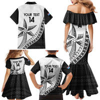 Custom Fiji Rugby Family Matching Mermaid Dress and Hawaiian Shirt Go Champions Fijian Tapa Cloth LT14 - Polynesian Pride
