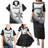 Custom Fiji Rugby Family Matching Puletasi and Hawaiian Shirt Go Champions Fijian Tapa Cloth LT14 - Polynesian Pride