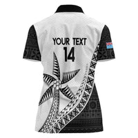 Custom Fiji Rugby Women Polo Shirt Go Champions Fijian Tapa Cloth LT14 - Polynesian Pride