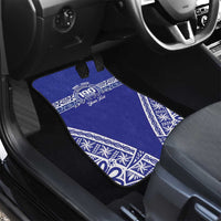 Personalised Queen Salote College Car Mats Kolisi Fefine 100th Anniversary Kupesi Blue - Polynesian Pride