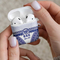 Personalised Queen Salote College AirPods Case Kolisi Fefine 100th Anniversary Kupesi White - Polynesian Pride