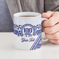 Personalised Queen Salote College Ceramic Mug Kolisi Fefine 100th Anniversary Kupesi White - Polynesian Pride