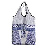 Personalised Queen Salote College Grocery Bag Kolisi Fefine 100th Anniversary Kupesi White - Polynesian Pride