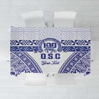 Personalised Queen Salote College Tablecloth Kolisi Fefine 100th Anniversary Kupesi White - Polynesian Pride