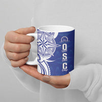 Personalised Queen Salote College Ceramic Mug QSC Est 1926 Ngatu Pattern - Polynesian Pride