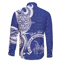 Personalised Queen Salote College Family Matching Long Sleeve Bodycon Dress and Hawaiian Shirt QSC Est 1926 Ngatu Pattern - Polynesian Pride