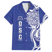Personalised Queen Salote College Family Matching Summer Maxi Dress and Hawaiian Shirt QSC Est 1926 Ngatu Pattern - Polynesian Pride