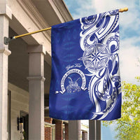 Personalised Queen Salote College Garden Flag QSC Est 1926 Ngatu Pattern - Polynesian Pride