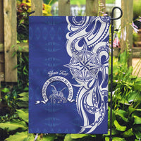 Personalised Queen Salote College Garden Flag QSC Est 1926 Ngatu Pattern - Polynesian Pride