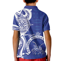 Personalised Queen Salote College Kid Polo Shirt QSC Est 1926 Ngatu Pattern - Polynesian Pride
