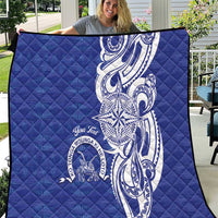 Personalised Queen Salote College Quilt QSC Est 1926 Ngatu Pattern - Polynesian Pride