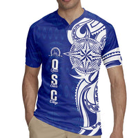 Personalised Queen Salote College Rugby Jersey QSC Est 1926 Ngatu Pattern - Polynesian Pride
