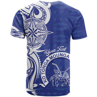 Personalised Queen Salote College T Shirt QSC Est 1926 Ngatu Pattern - Polynesian Pride