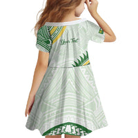 Personalised Samoa Ua Potopoto Family Matching Off Shoulder Maxi Dress and Hawaiian Shirt SUP Est 2025 Samoan Pattern - Polynesian Pride