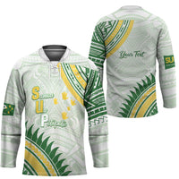 Personalised Samoa Ua Potopoto Hockey Jersey SUP Est 2025 Samoan Pattern - Polynesian Pride