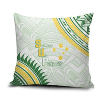 Samoa Ua Potopoto Pillow Cover SUP Est 2025 Samoan Pattern - Polynesian Pride