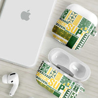 Samoa Uniting Party AirPods Case SUP Est 2025 Siapo Pattern - Polynesian Pride