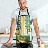 Samoa Uniting Party Apron SUP Est 2025 Siapo Pattern - Polynesian Pride