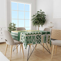 Samoa Uniting Party Tablecloth SUP Est 2025 Siapo Pattern - Polynesian Pride