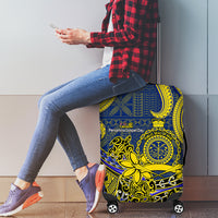 Niue Peniamina Gospel Day Luggage Cover Unique Niean Hiapo LT14 - Polynesian Pride
