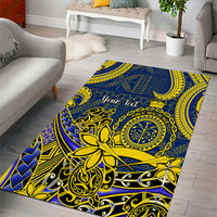 Personalised Niue Peniamina Gospel Day Area Rug Unique Niean Hiapo LT14 - Polynesian Pride