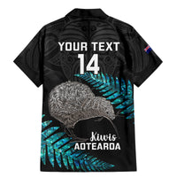 Custom New Zealand Silver Fern Rugby Family Matching Mermaid Dress and Hawaiian Shirt Pacific 2023 Kia Haka Kiwis With Maori Ta Moko LT14 - Polynesian Pride