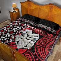 Personalised New Zealand Christmas Quilt Bed Set Meri Kirihimete Maori Wheku - Taniko Art