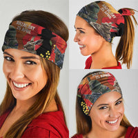 New Zealand and Australia ANZAC Day Neck Gaiter Sliver Fern Kakapo With Golden Wattle Kangaroo - Polynesian Pride