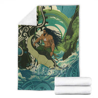 Aotearoa Tangaroa Atua Blanket New Zealand God Of The Ocean