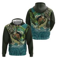 Aotearoa Tangaroa Atua Zip Hoodie New Zealand God Of The Ocean LT14 - Polynesian Pride