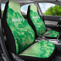 Aloha Hawaii Molokai Island Car Seat Cover Hibiscus Tribal Honu Hawaiian Tattoo Green