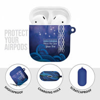 Personalised Matariki New Zealand AirPods Case Maori New Year Galaxy Koru Pattern - Polynesian Pride