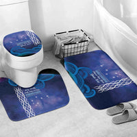Personalised Matariki New Zealand Bathroom Set Maori New Year Galaxy Koru Pattern - Polynesian Pride