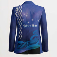 Personalised Matariki New Zealand Blazer Maori New Year Galaxy Koru Pattern - Polynesian Pride
