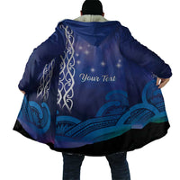 Personalised Matariki New Zealand Cloak Maori New Year Galaxy Koru Pattern - Polynesian Pride