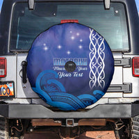 Personalised Matariki New Zealand Spare Tire Cover Maori New Year Galaxy Koru Pattern