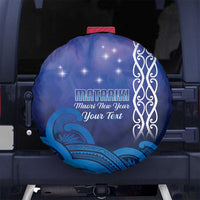 Personalised Matariki New Zealand Spare Tire Cover Maori New Year Galaxy Koru Pattern