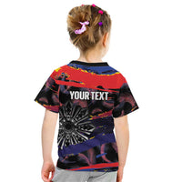Philippines Sun Tattoo Kid T Shirt Feathers Filipinas Grunge Style Black