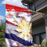 Philippines Sun Tattoo Garden Flag Feathers Filipinas Grunge Style White